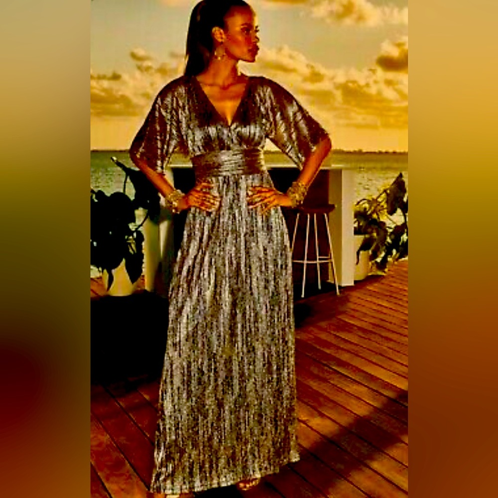Parigi Lilly Pulitzer Metallic Dress